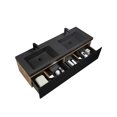 thumbnail image 3 of Modern 60" Wall-Mounted Bathroom Vanity in Black with Two Sinks, 3 of 6