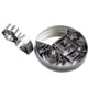 thumbnail image 1 of Cortadores de moldes de Acero inoxidable NikouMX Juego de cortadores de galletas de metal 24 piezas, 1 of 8