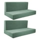 thumbnail image 4 of Fundas de cojín para Camper, fundas de respaldo, banco de repuesto fácil de instalar, 2 piezas verde, 4 of 8