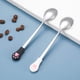 thumbnail image 4 of Paquete de 2 cucharas para perros y gatos, tarro para mascotas, cuchara de acero inoxidable para comida de mascotas, cuchara para garra de gato, tarro de comida para perros y gatos, blanco y negro Zhivalor WRJM-287, 4 of 4