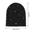 thumbnail image 5 of Beanie Hats for Men and Women, Starry Sky Stars Patterns Adult Unisex Knit Hat Winter Warm Skull Cap, 5 of 7