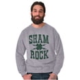 thumbnail image 5 of St Patricks Day Shamrock Clover Sweatshirt for Men or Women Brisco Brands S, 5 of 6
