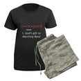 thumbnail image 5 of CafePress - Definition Of Colorguard Women's Dark Pajamas - Women's Short Sleeve Print T-Shirt and Pants Dark Cotton Pajama Set, 5 of 7