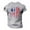 Grey, variant on FBMDBB Summer Men'S Us Flag Logo Casual Fitness 3d Printed Short Sleeved T Shirt Night Shirts for Men Graphic T Shirts