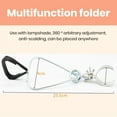 thumbnail image 6 of Reptile Heat Lamp Fixture Heat-Resistant Deep Dome Reptile Light Fixture with Power Cable, 6 of 9