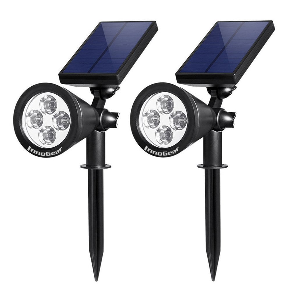Innogear Upgraded Solar Lights 2 In 1 Waterproof Outdoor Landscape Innogear Upgraded Solar Lights 2 In 1 Waterproof Outdoor Landscape Lighting Spotlight Wall Light Auto On Off For Yard Garden Driveway Pathway Pool