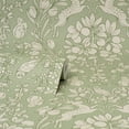thumbnail image 3 of Brewster Home Fashions Richmond Sage Floral Wallpaper, 20.5-in by 33-ft, 56.38 sq. ft., 3 of 6