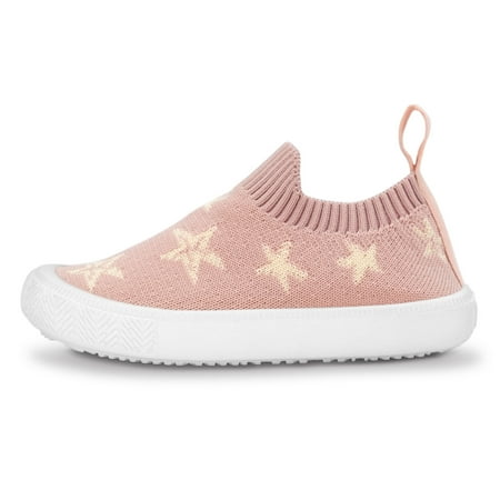 

JAN & JUL Slip-on Kids Shoes Breathable Casual Knit Sneakers (Starfish 7 Toddler)