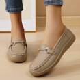 thumbnail image 4 of Willtoo Womens Loafers Slip On Comfort Platform Walking Shoes Casual Lightweight Non-Slip Flat Loafers for Daily Office Wear, 4 of 6