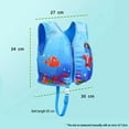 thumbnail image 4 of Gelikeya Kids Life Jackets for Toddlers Swim Vest Solid Color Buoyancy Floaties Safety Strap for Swimming Pool Swim Training Suit 30-50 lbs Sky Blue 2-8 Years, 4 of 5