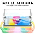 thumbnail image 3 of Kids-Friendly Silicone Case with Built-in Screen Protector for 11" iPad 11th Gen 2025 (A16) & 10.9" iPad 10th Gen 2022 (Rainbow), 3 of 7