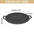 thumbnail image 5 of Multi-Function Medical Stone Grill Pan Non-Stick Pan,Non-Stick Coating Frying Pan,Round BBQ Griddle with Handle - 32cm, 5 of 8