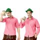 thumbnail image 4 of Blusa y camisa de manga larga con cuello vuelto para hombre, disfraz de festival de cerveza, disfraz de Baviera, camisa de festival de cerveza, camisa de carnaval para hombre, pantalones cortos de pol, 4 of 5