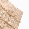 thumbnail image 4 of NOLDARES Newborn Baby Girl Fall Winter Outfits Clothes Cute Long Sleeve Ruffle Romper Pants Headband Set 0-24M(Beige,6-12 M), 4 of 4