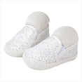 thumbnail image 3 of Splozh Boys Toddler Shoes Baby Shoes for Boys Girls Dress Shoes Soft Soled Non Slip Flat Shoes Toddler Shoes Baby Shoes White,US 4.5, 3 of 7