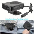 thumbnail image 3 of QJUHUNG [Fast Arrival] 12V Portable Defroster Demister  Electric Car Heater & Cooling Fan for Auto Windshield, 3 of 7