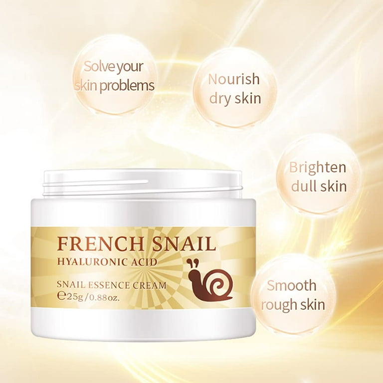 Snail Essence Face Cream Moisturizing Acne Scar Removal Cream Improve Skin Nourishing Collagen Essence Cream Face Repair Cream for Women Improve