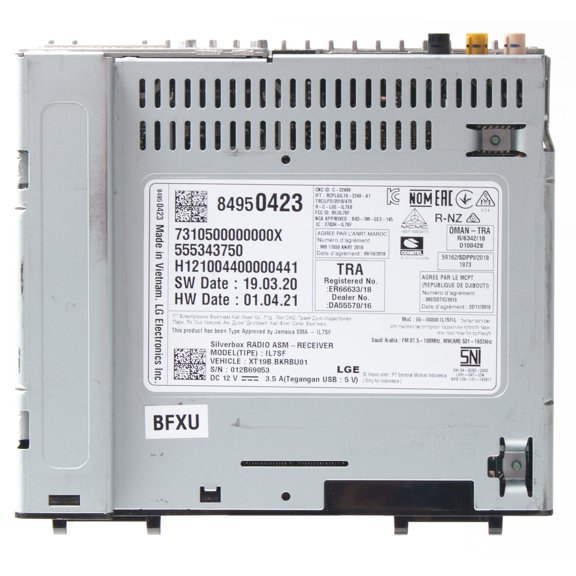 Restored 2021-2022 Chevrolet Trailblazer AMFM Satellite-Capable Radio Module 84950423 IOR (Refurbished)