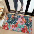 thumbnail image 2 of Pioneer Flower Floral Print Pattern Door Rugs,Washable Non Slip Door Mats Indoor,Decorative Door Mats,Entry Mat Indoor for Entrance,Bedroom,Kitchen,Bathroom,20"x32", 2 of 6