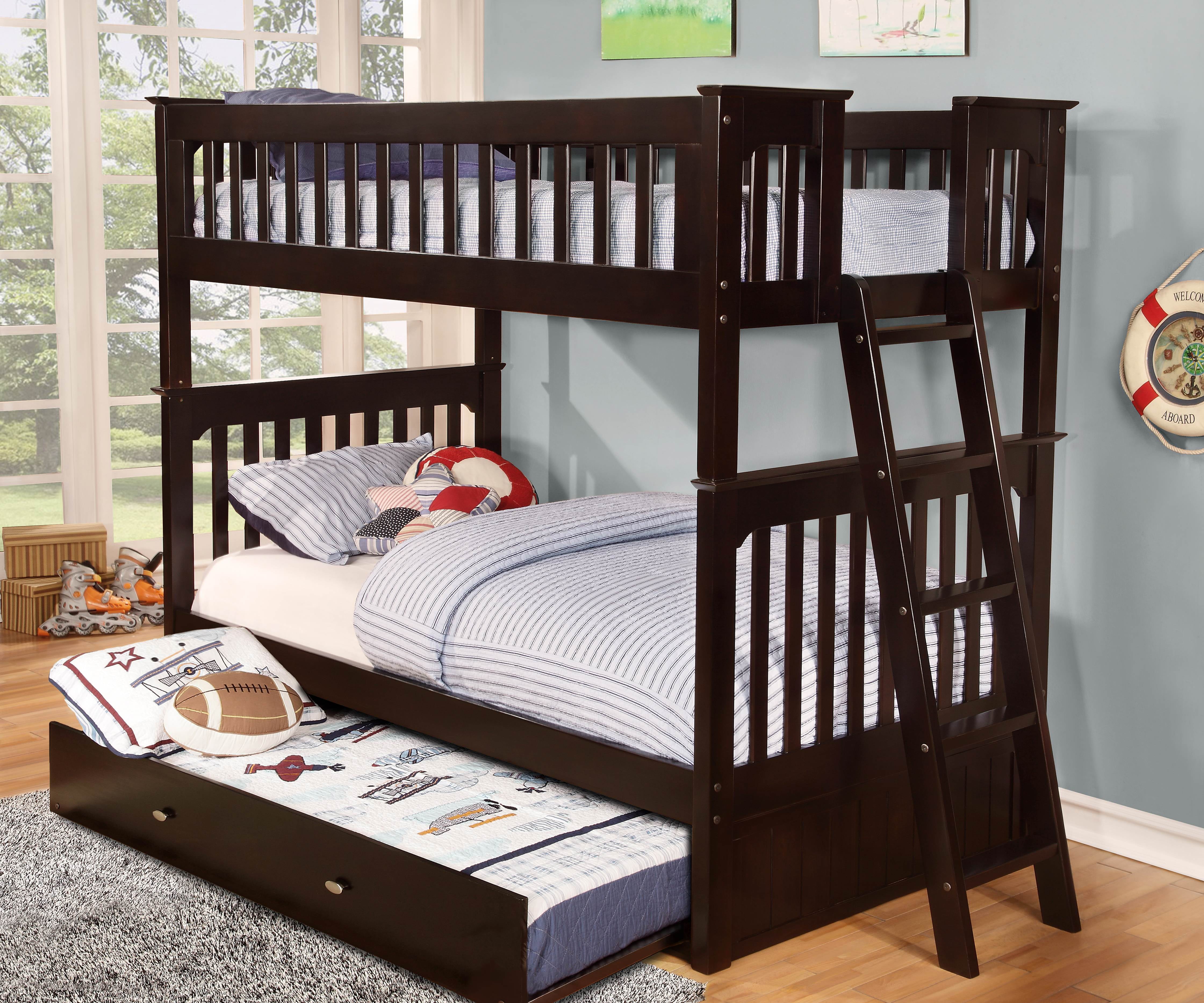 American Furniture Classics Model 2910TTET, Solid Pine Twin/Twin Bunk