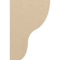 thumbnail image 3 of 5"W x 10"D x 15"H Classic Greensboro Rough Cedar Woodgrain TimberThane Corbel, Primed Tan, 3 of 6
