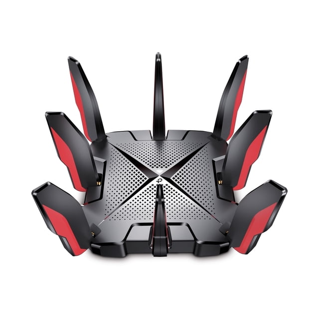 Router inalámbrico TP-LINK ARCHER GX90 Gigabit Ethernet Tribanda 2.4 GHz/5 GHz/5 GHz Negro Rojo