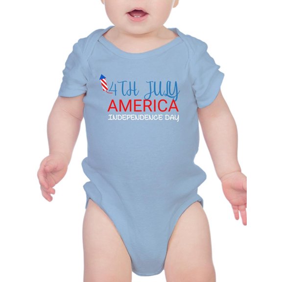 4Th Of July America Bodysuit Infant -Image by Shutterstock, 18 Months