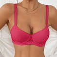 thumbnail image 2 of Hrsba Lace Bras for Women Underwire Push Up Racerback Breathable Lightweight Daily Wear Soft Flexible Support Structure, 2 of 7