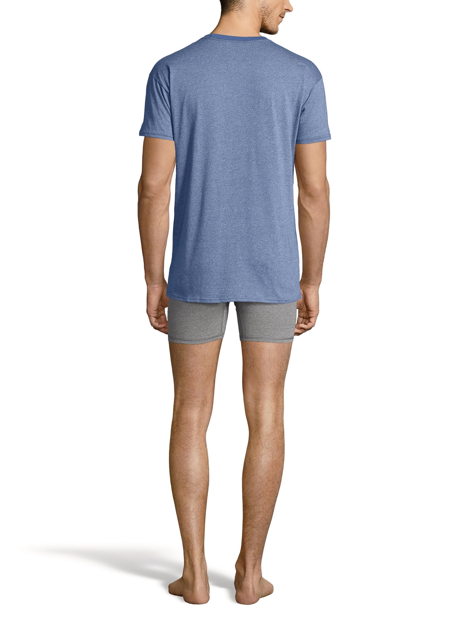 Hanes Men/'s 1901 Heritage Dyed Crewneck T-shirt Tee Undershirt 4-Pack 191CA4