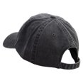 thumbnail image 3 of Tennessee State Flap Map Embroidered Big Size Washed Pigment Dyed Cap - Black XL-3XL, 3 of 5