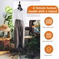 thumbnail image 2 of YRLLENSDAN 59-67 Inch Mannequin Body Dress Mannequin with Stand Height Adjustable Sewing Mannequin Female Mannequin Full Body Dress Forms Dress Form Mannequin for Sewing Mannequin Torso Female, HDBH, 2 of 7