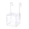 thumbnail image 4 of Caja de aislamiento transparente para cría de peces, incubadora de acuarios, cajas de eclosión, soporte acrílico multifuncional para pecera (patrón de gancho), 4 of 7