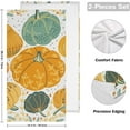 thumbnail image 2 of Dreamtimes Cute Autumn Pumpkins Hand Towels 2 PCS, Ultra Soft and Highly Absorbent, Happy Fall Decorative Fingertip Towel for Home, Bathroom, Kitchen, 28.3"x14.4", 2 of 5
