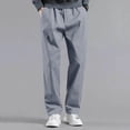thumbnail image 2 of CHEEREAM Summer Pants for Mens Straight Leg Elastic Waist Sport Trousers with Pocket Summer Hiking Fishing Running Workout Pants, 2 of 5