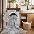 thumbnail image 5 of UERMEI 8'x10' Washable Area Rugs for Living Room, Modern Abstract Printed Carpet, Non Slip Indoor Rug for Bedroom Home Decor Carpets, Speckles Blue, 5 of 11