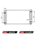 thumbnail image 2 of Radiador YITAMOTOR compatible con Chevrolet S10 4.3L V6 96-04, 2 of 7