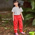 thumbnail image 2 of Children's Kids Rain Dungarees Mud Trousers Windproof Breathable Bottoms Pants For Girls Boys 2-12Y for 1-2 Years, 2 of 5
