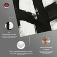 thumbnail image 4 of Straight Black Hair Couple Masculine Abstract Man Cave Canvas Wall Art by Notoriart, Gallery Wrapped, 20"x24", 4 of 7
