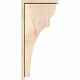 thumbnail image 3 of 5 1/2"W x 14"D x 30"H Yorktown Smooth Corbel w/Backplate, Douglas Fir, 3 of 9