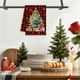 thumbnail image 5 of Toallas de Cocina Navideñas con Estampado de Árbol de Navidad, Toallas de Mano Colgantes de Microfibra para Baño, Hogar, Bar y Cocina., 5 of 6