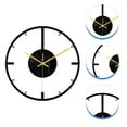thumbnail image 3 of Wall Clock 3D Silent Non Ticking Clock DIY Acrylic Wall Round Black Clock, 3 of 7