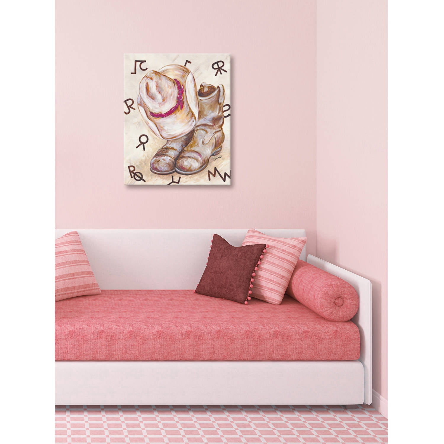 Marmont Hill "Branding" by Reesa Qualia Painting Print on Wrapped Canvas