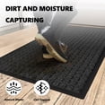 thumbnail image 5 of Kitchen & Home Floor Mat Polypropylene Small Grid Composite Rubber Mat, Gray, 45x75x0.7cm, 5 of 8