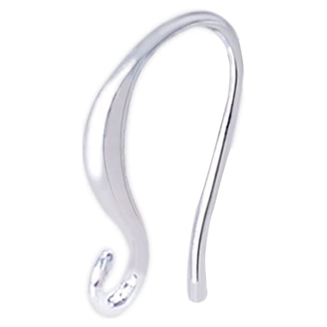 Ruiboury Cintre à Boucles d'Oreilles Style Moderne pour Femmes Portable Réutilisable Crochet d'Oreille Anti-Chute Accessoire de Bricolage Argent