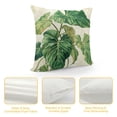 thumbnail image 4 of Acheng Palm Leaves with Lush Branches and Leaves Tropical Jungle Palm Leaves Short Plush Pillowcase 1 Piece White, 4 of 5