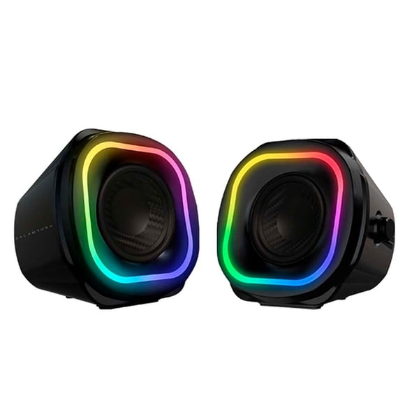 Bocina Gamer BALAM RUSH GLIMM QUAD BG555 LED Bluetooth 3.5mm Negro BR-937016 negro