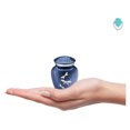 thumbnail image 2 of Drevy Keepsake Dragonflies Cremation Urn (Pearl Cobalt Blue), 2 of 5