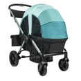 thumbnail interactive-video image 1 of Open Box Monbebe Everyday Outings Wagon Stoller, Watercolor Geo, Toddler, Unisex, 1 of 2