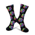thumbnail image 2 of Bas Roses 67 Chaussettes 6 7 Chaussettes Fantaisie Six Sept pour Garçons Filles Hommes Femmes, 2 of 5
