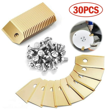 

Blade Robot Mower 30 Universal Replacement Blades Replacement Knife ( 0.75 mm) with Screws